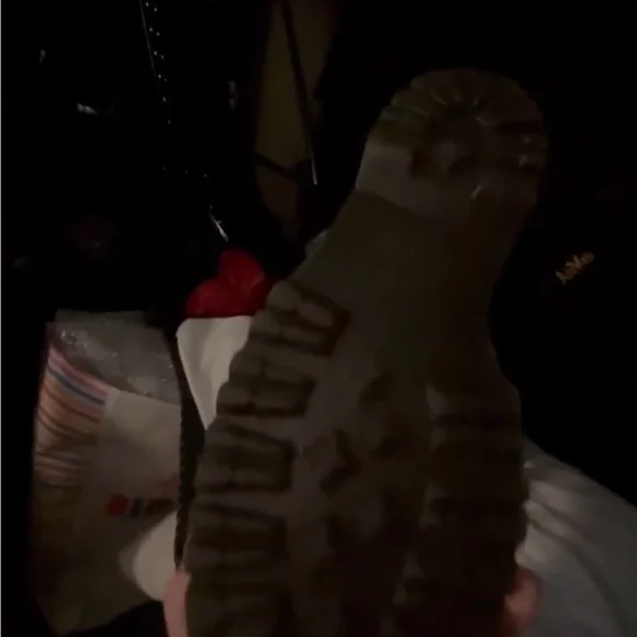 Dr. Martens Black Leather Boots with Yellow Stitching Molly - Picture 5 of 10